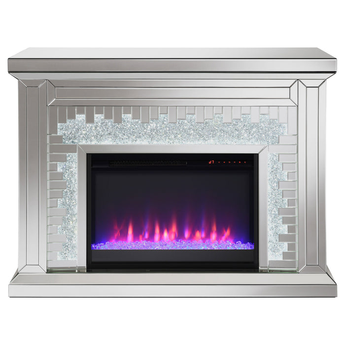 Coaster Gilmore Rectangular Freestanding Fireplace Mirror Default Title