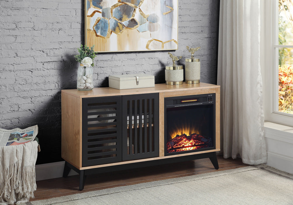 Gamaliel 46"L Cabinet with Fireplace