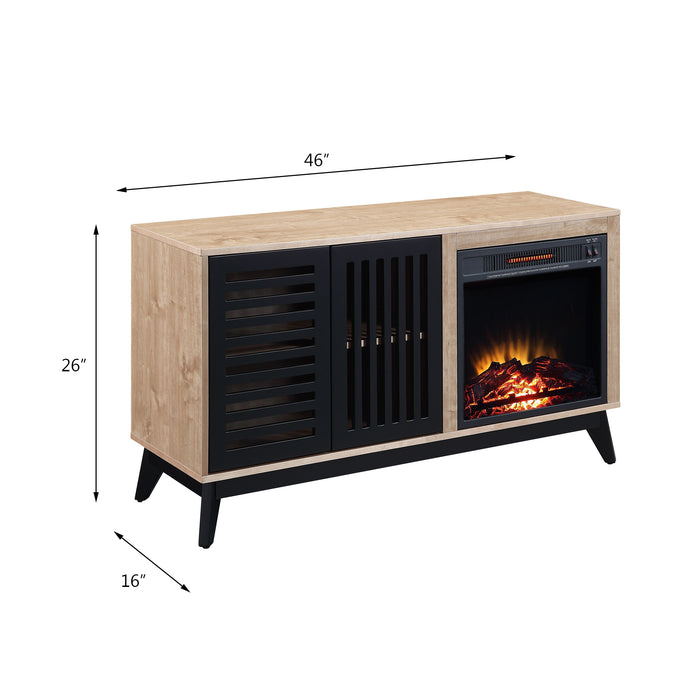 Gamaliel 46"L Cabinet with Fireplace