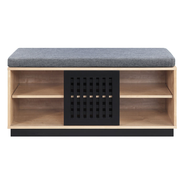 Gamaliel 39"L Upholstered Bench with Storage