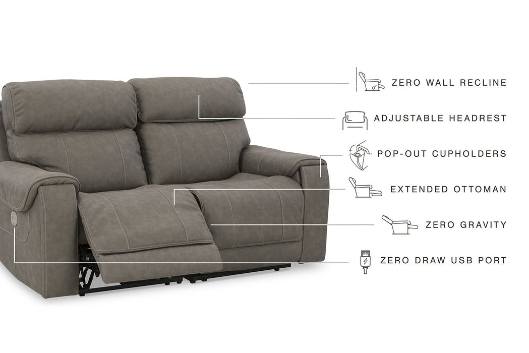 Starbot Power Reclining Sectional Loveseat