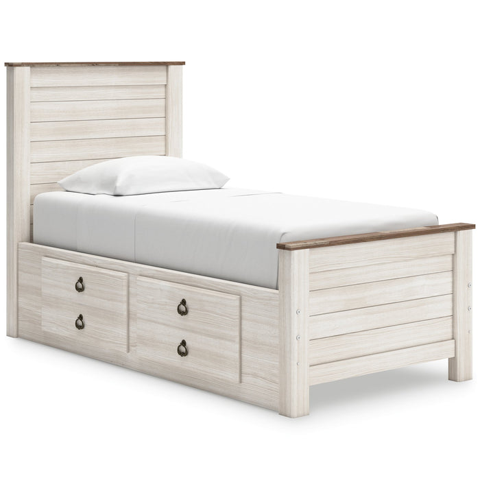 Willowton Bed with 2 Storage Drawers