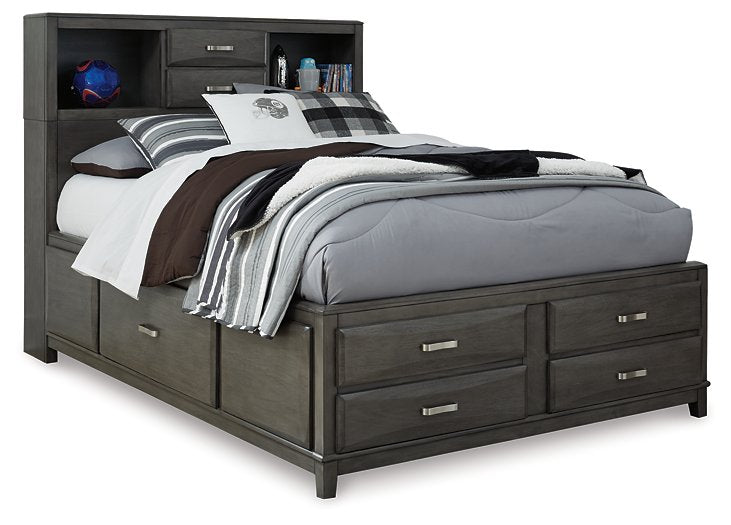 Caitbrook Storage Bed with 7 Drawers