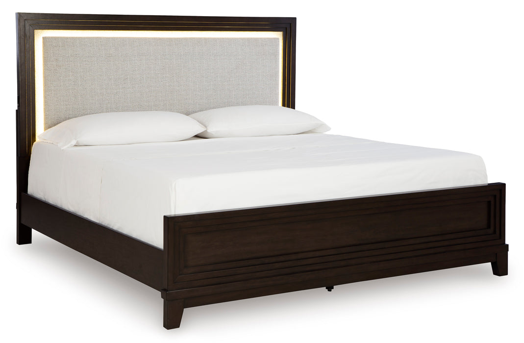 Neymorton Upholstered Panel Bed