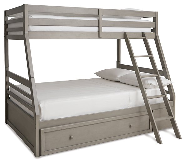 Lettner Youth Bunk Bed with 1 Large Storage Drawer