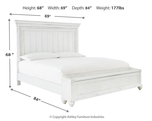 Kanwyn Bed with Storage Bench