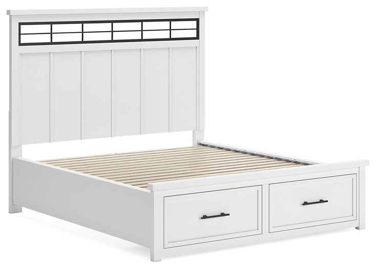 Ashbryn Panel Storage Bed