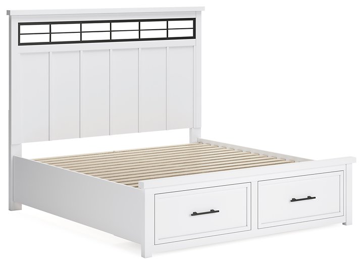 Ashbryn Panel Storage Bed