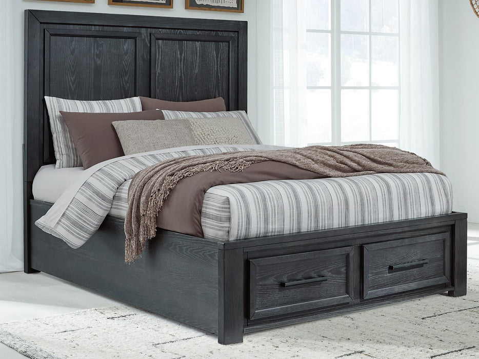 Foyland Panel Storage Bed