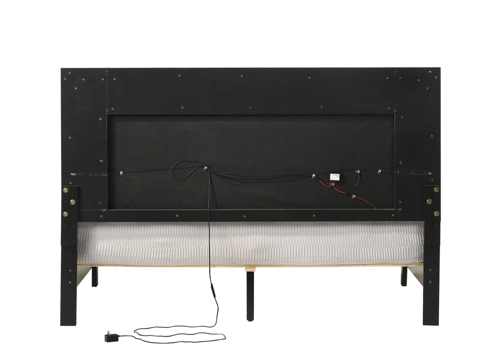 Casilda Upholstered Bed with LED