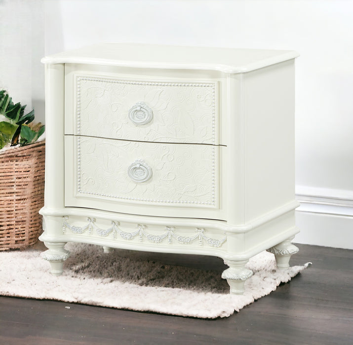 Dorothy 2 Drawers 26"H Nightstand with 2 Drawers