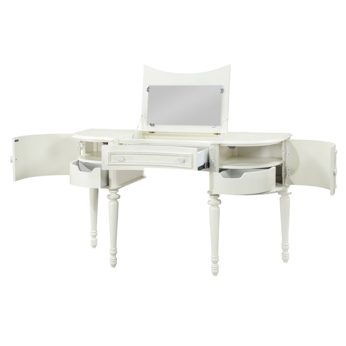 Dorothy 52"L Vanity Desk with Mirror