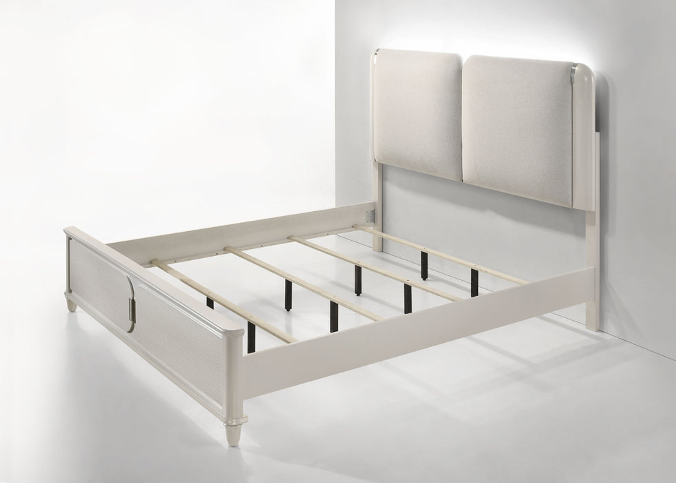 Laveda 91"L Upholstered Bed with LED Light