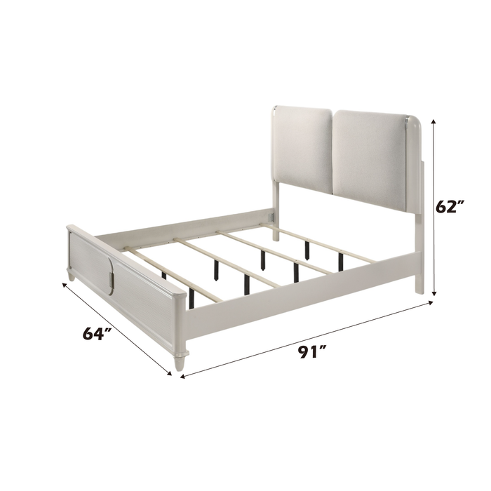 Laveda 91"L Upholstered Bed with LED Light