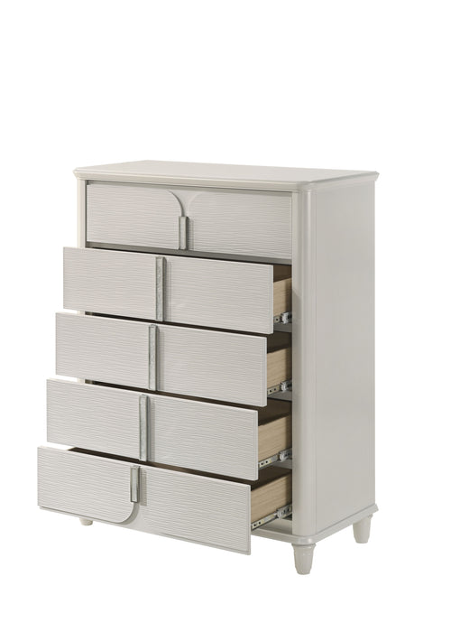 Laveda Rectangular 5-Drawer Chest