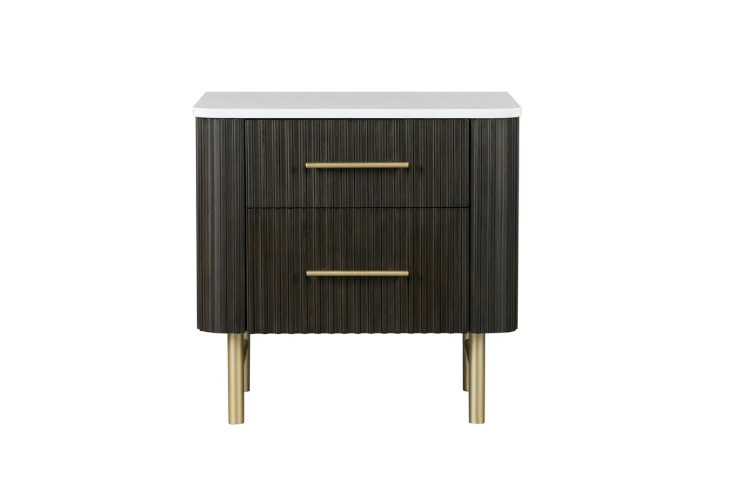 Clayten Rectangular 2-Drawer Nightstand