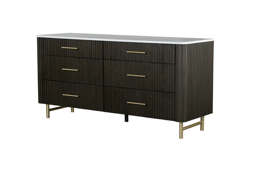 Clayten Rectangular 6-Drawer Dresser