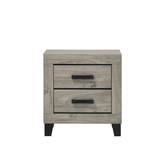 Reid 24"L Rectangular 2-Drawer Nightstand