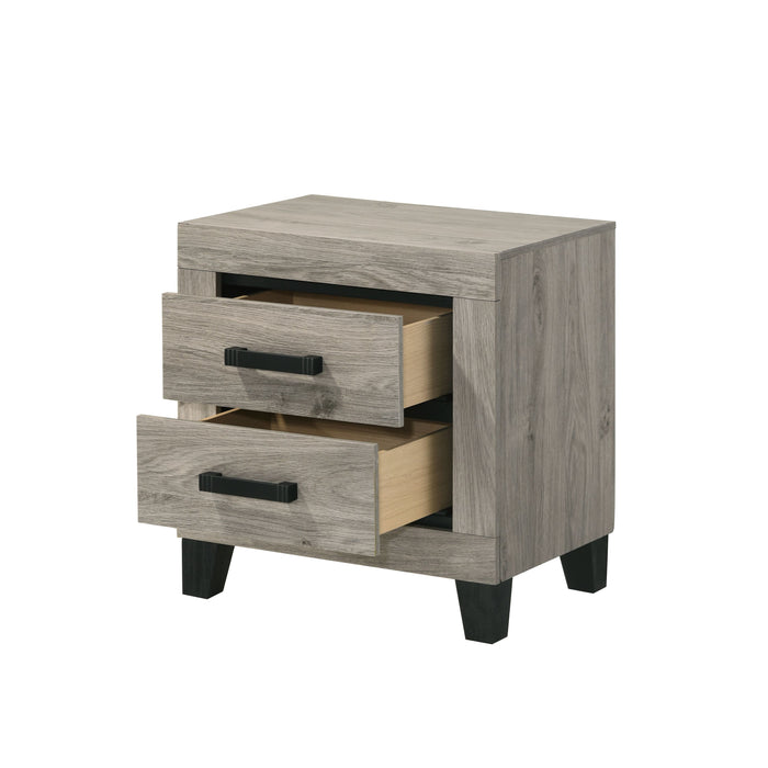 Reid 24"L Rectangular 2-Drawer Nightstand