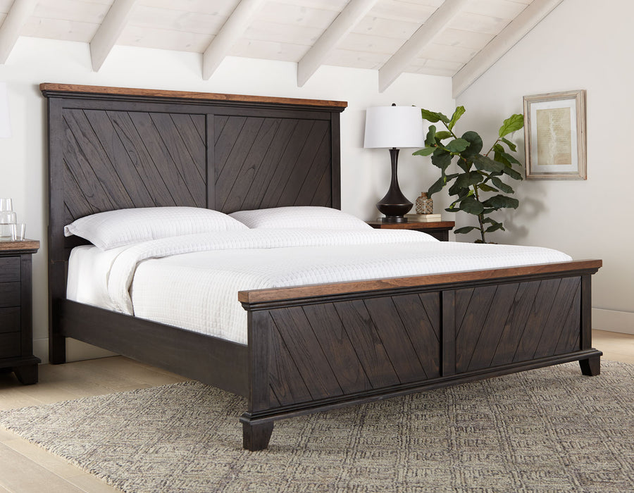 Bear Creek Brown Queen Bed