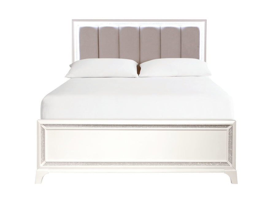 Cassie Illuminating 4-Piece Glam Bedroom Set