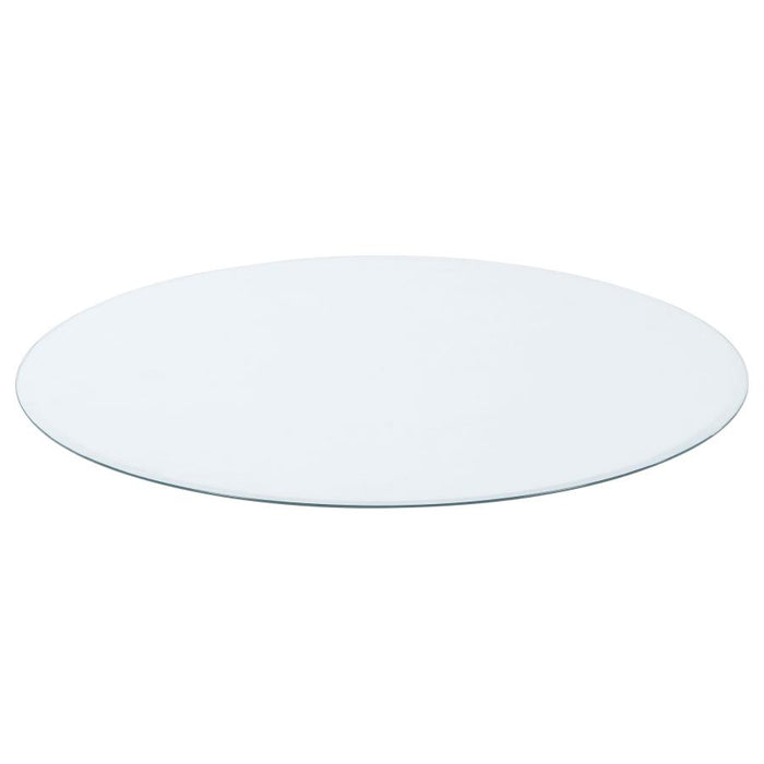 36-inch 6mm Round Clear Tempered Glass Top