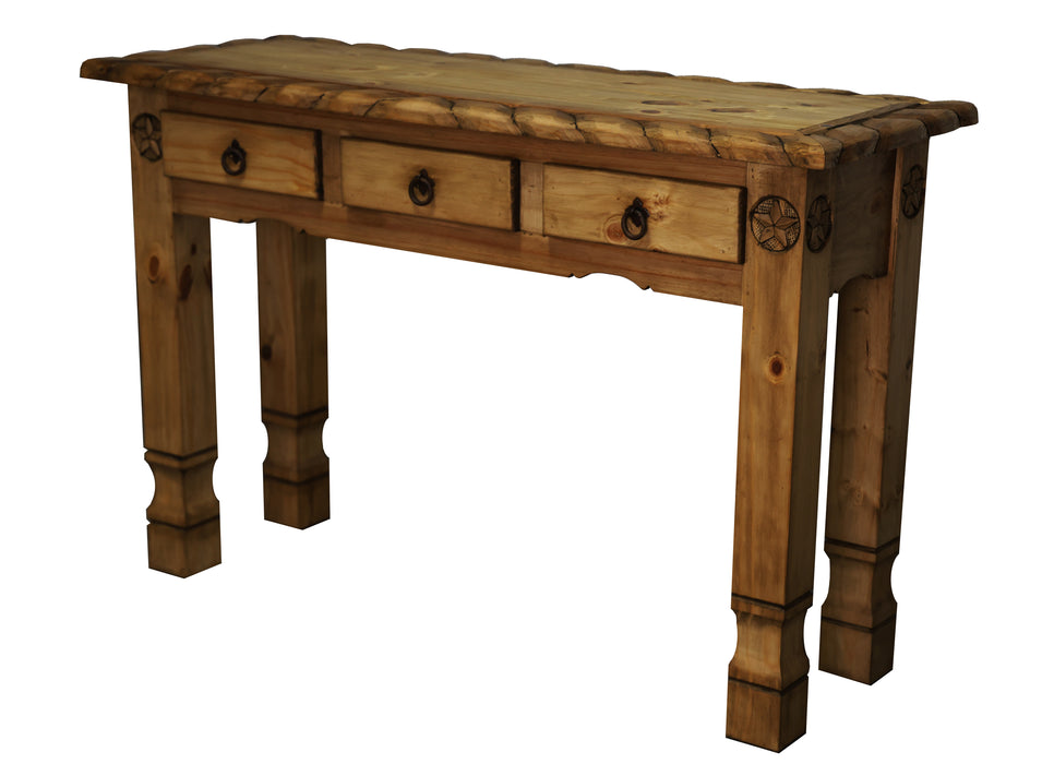 Texana 3 Drawer Sofa Table