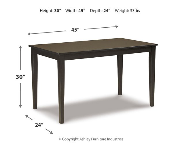 Mesa de comedor Kimonte 