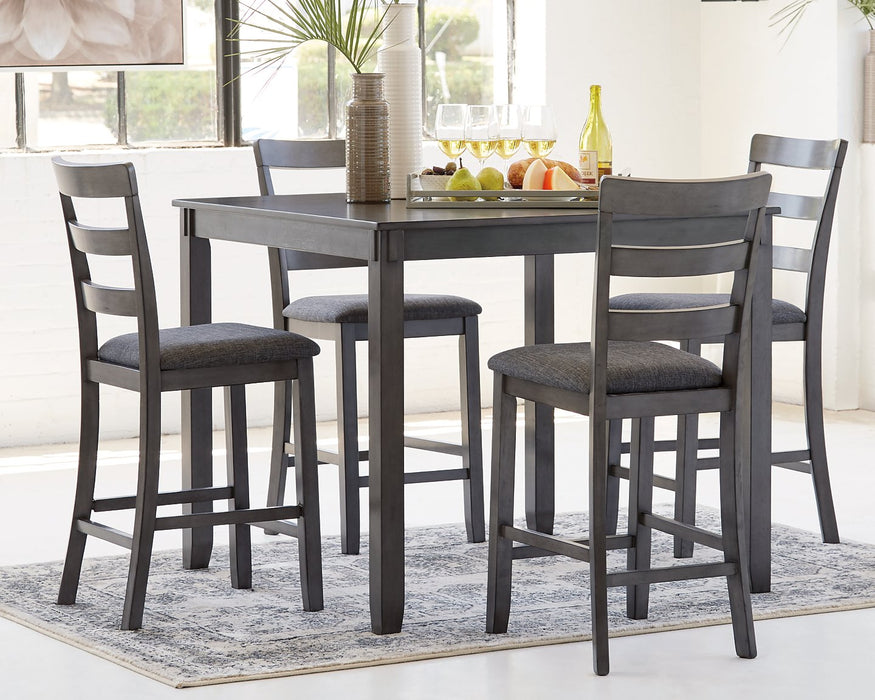 Bridson Counter Height Dining Table and Bar Stools (Set of 5)