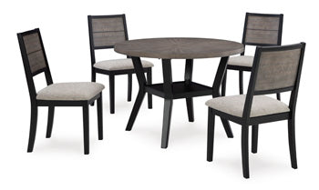 Corloda Dining Table and 4 Chairs (Set of 5)