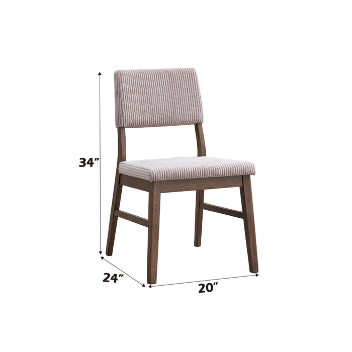 Seda 34"H Upholstered Side Chair (Set-2)