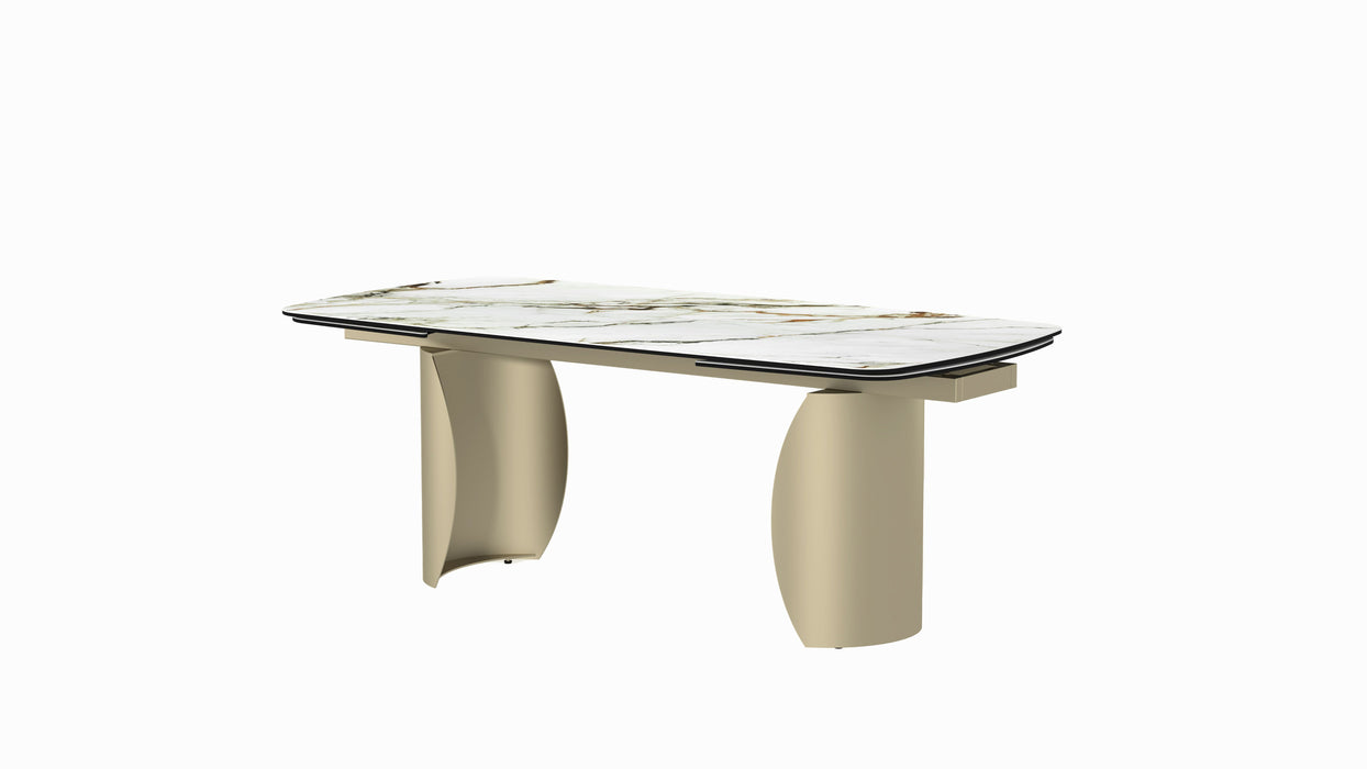 Cora Rectangular Dining Table with Leaves