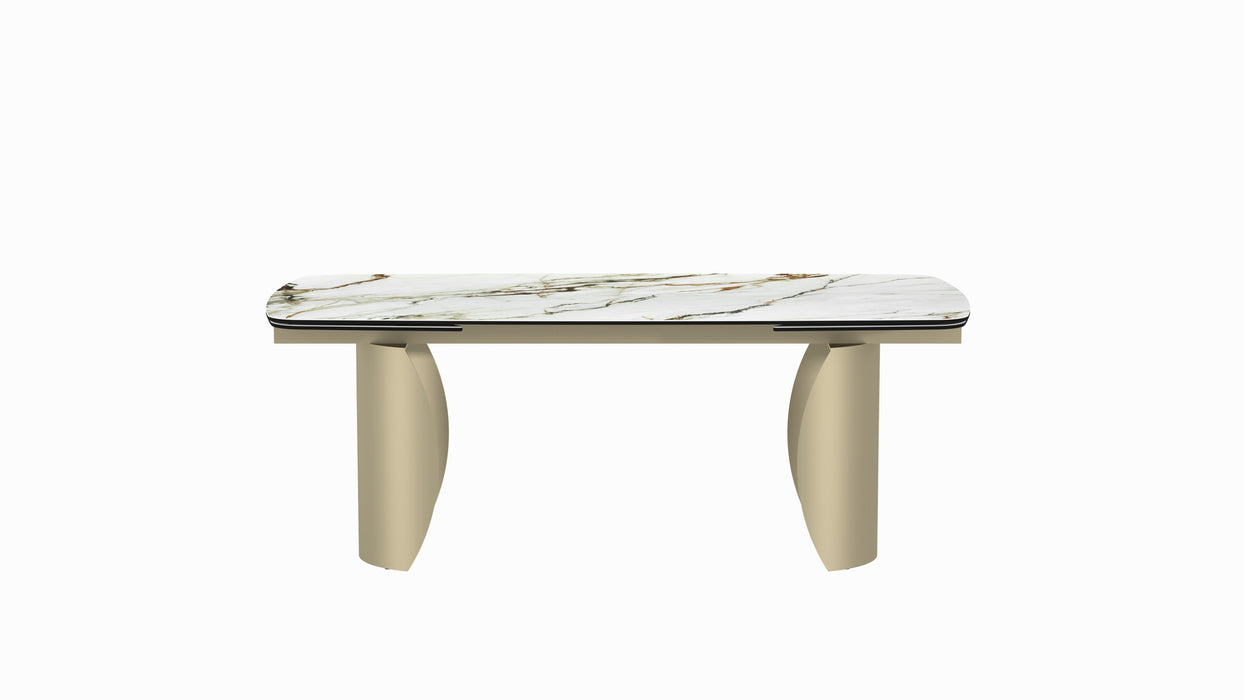 Cora Rectangular Dining Table with Leaves