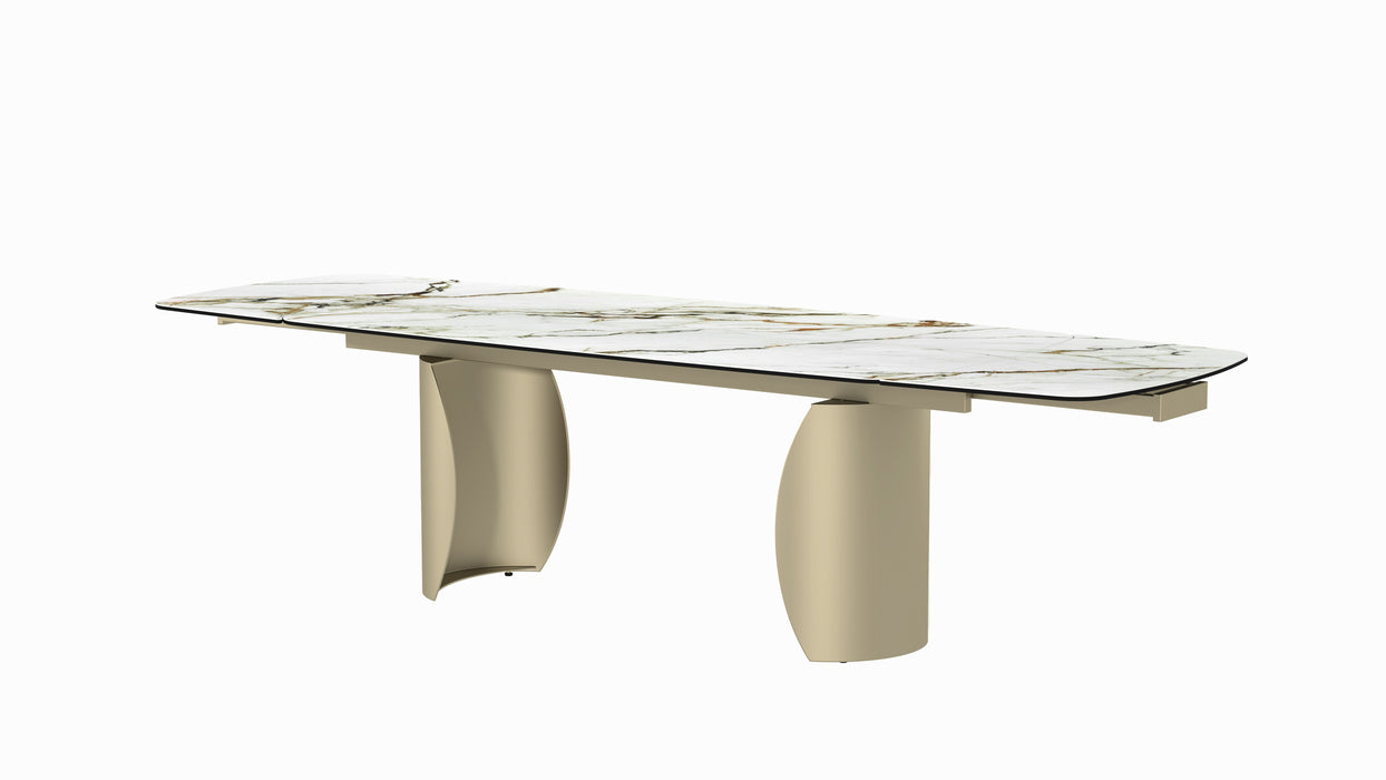 Cora Rectangular Dining Table with Leaves