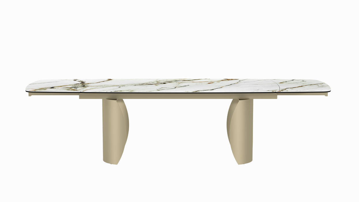 Cora Rectangular Dining Table with Leaves