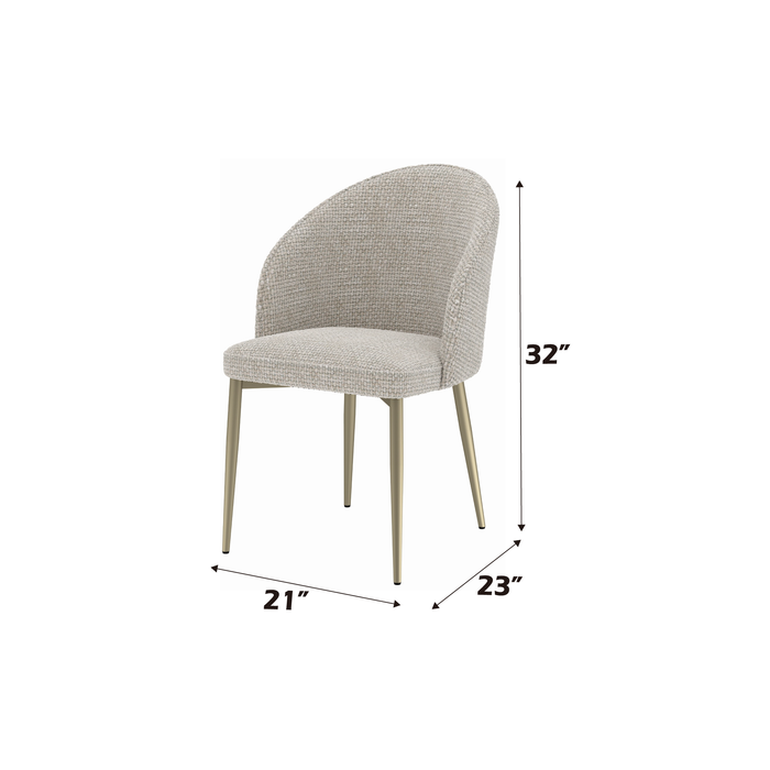 Cora 32"H Upholstered Side Chair (Set-2)