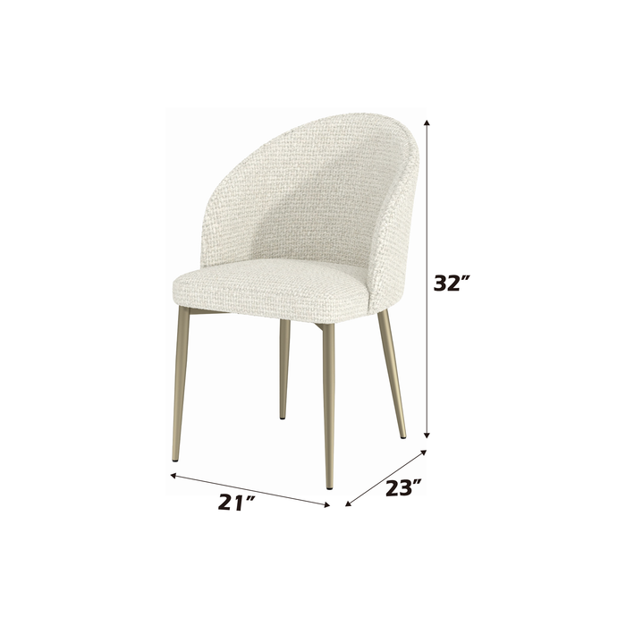 Cora 32"H Upholstered Side Chair (Set-2)