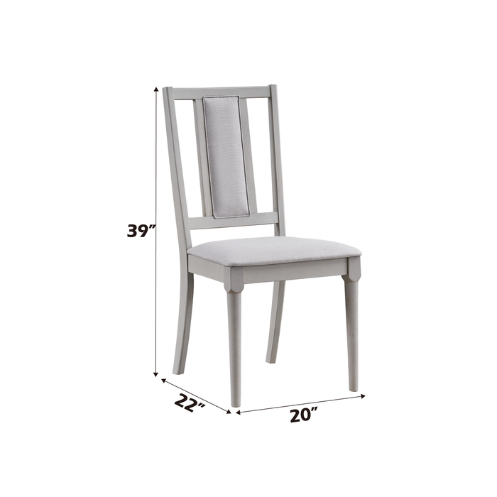 Marta 39"H Upholstered Armless Side Chair (Set-2)