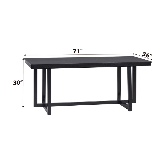 Kini 71"L Rectangular Dining Table