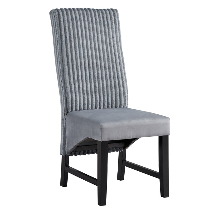 Kini 39"H Upholstered Armless Side Chair (Set-2)