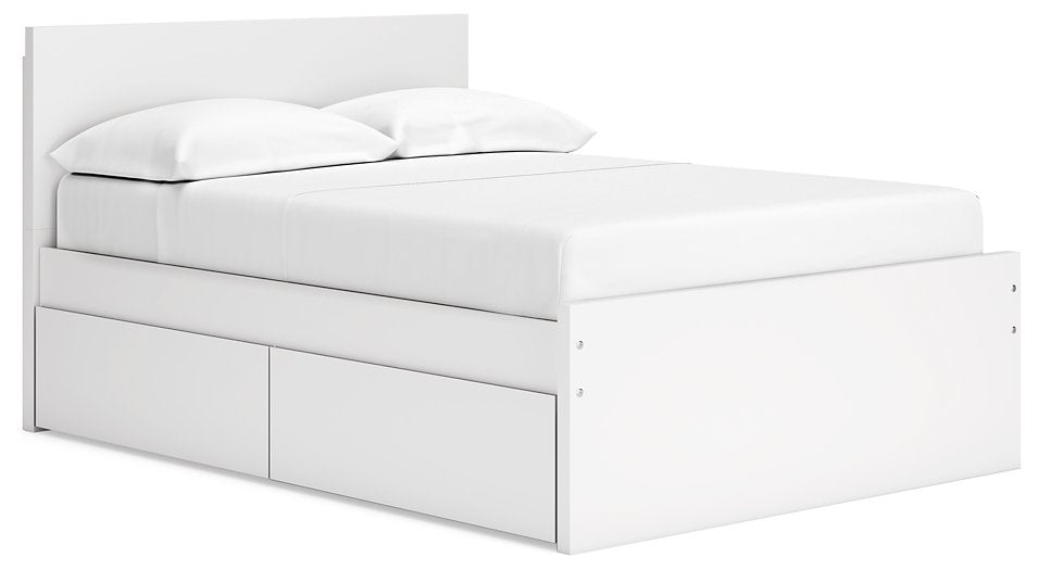 Onita Panel Bed with 1 Side Storage