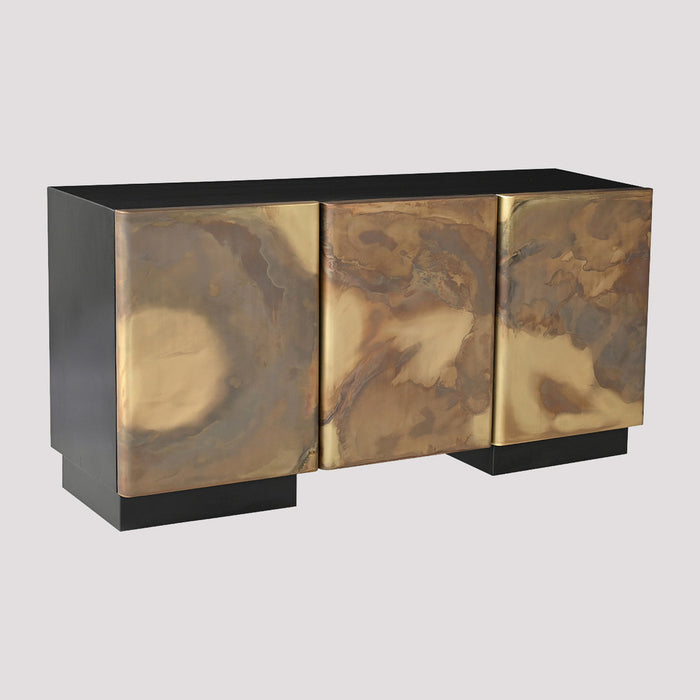 60" Lavish Mango Wood Sideboard, Brown