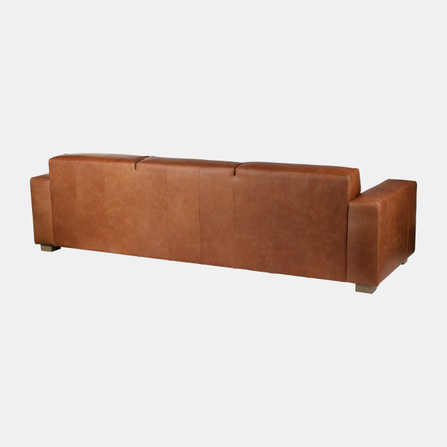 111" Theodore Top Grain Leather Sofa