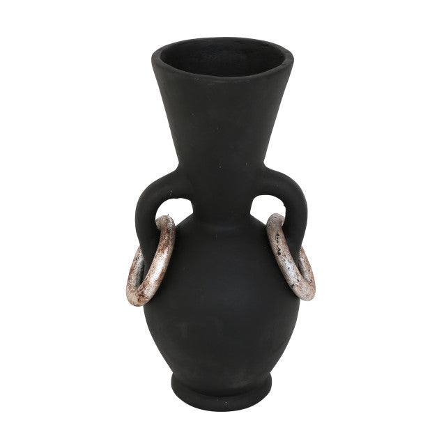 18" Xixa Black Ecomix Vase