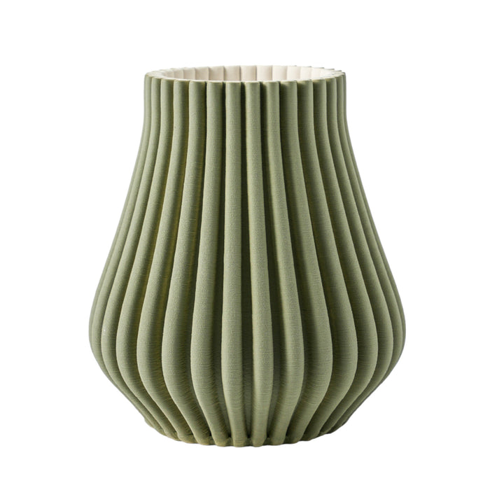 Somerset 3D Printed Vase Oil Green