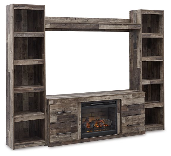 Derekson Entertainment Center with Electric Fireplace