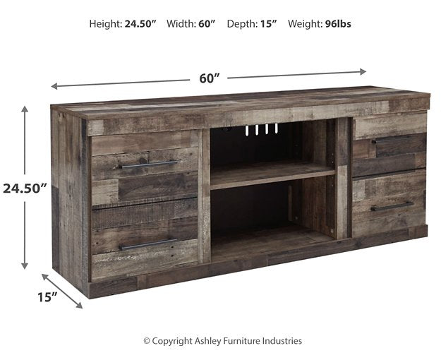 Derekson Entertainment Center with Electric Fireplace