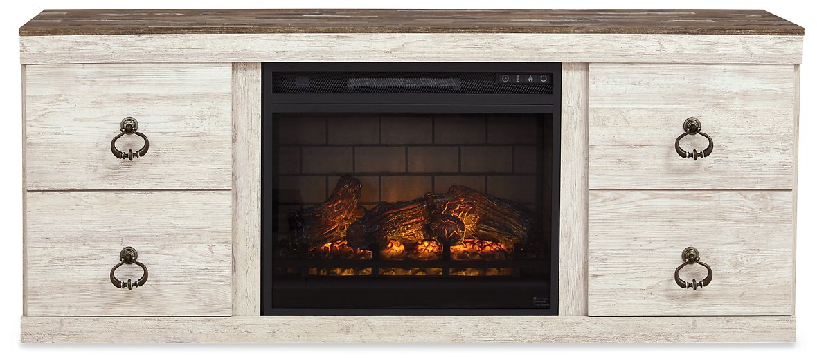 Willowton Entertainment Center with Electric Fireplace