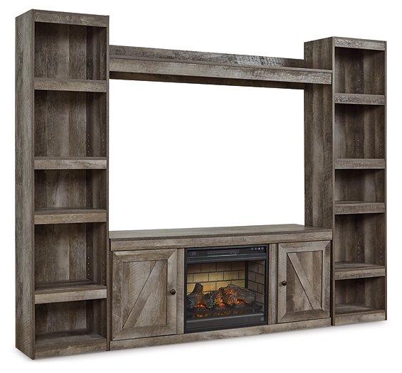 Wynnlow Entertainment Center with Electric Fireplace