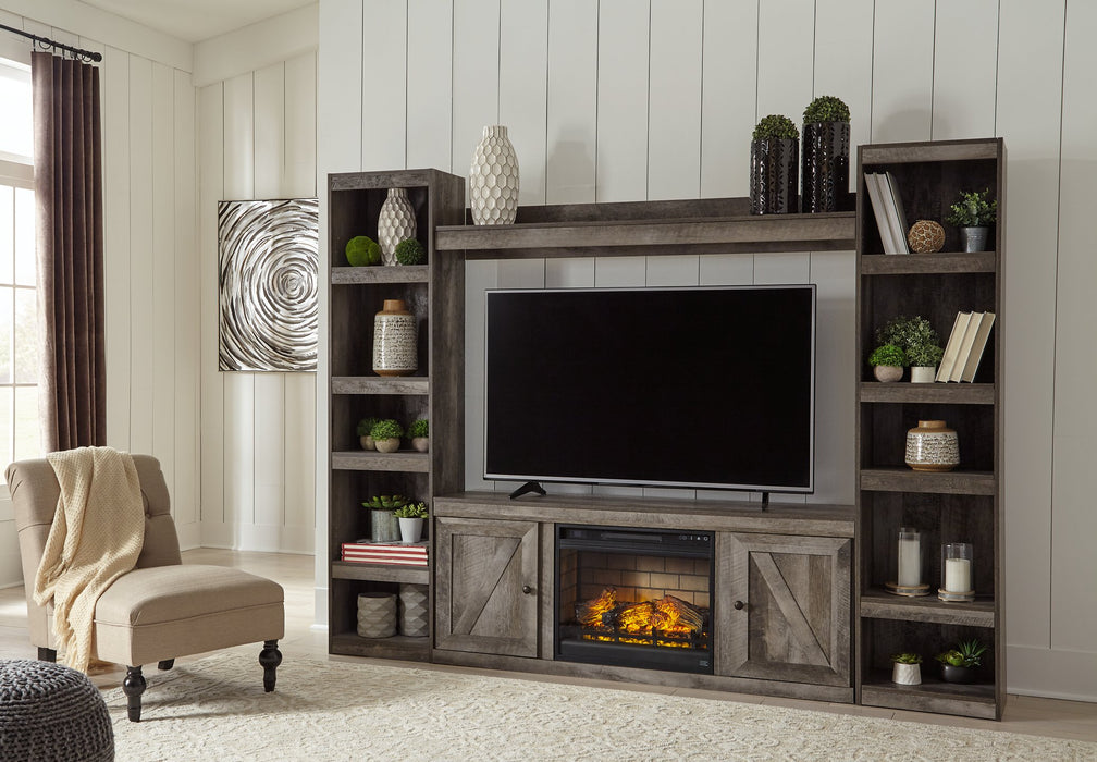 Wynnlow Entertainment Center with Electric Fireplace